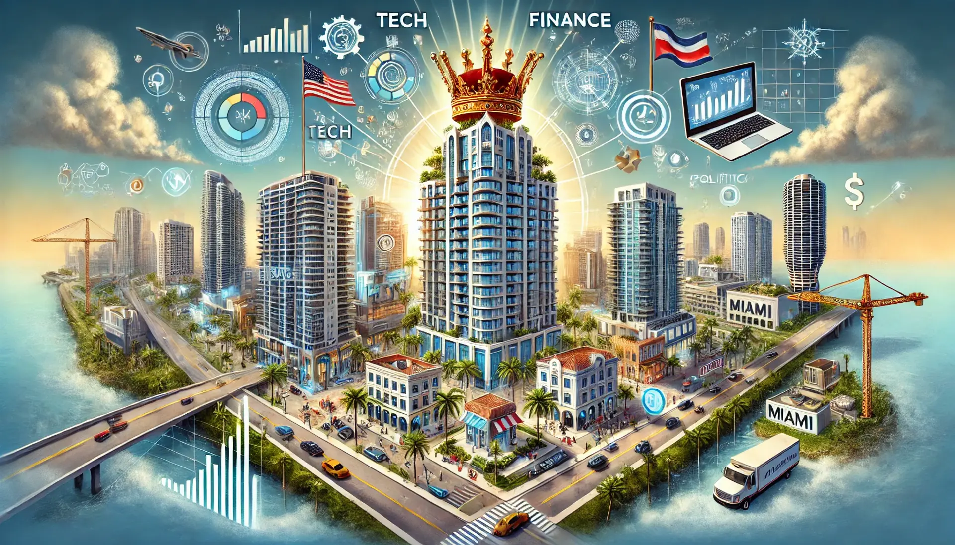 featured image for story, Miami: The New Hub for Tech, Politics, Banking & More - But Is Real Estate Still
King?