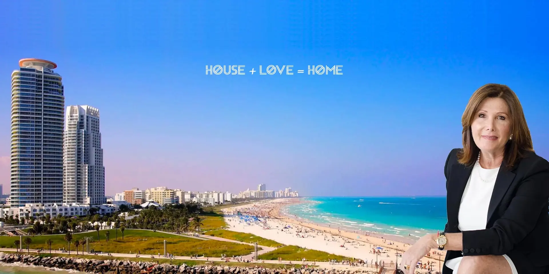 Hero image of website