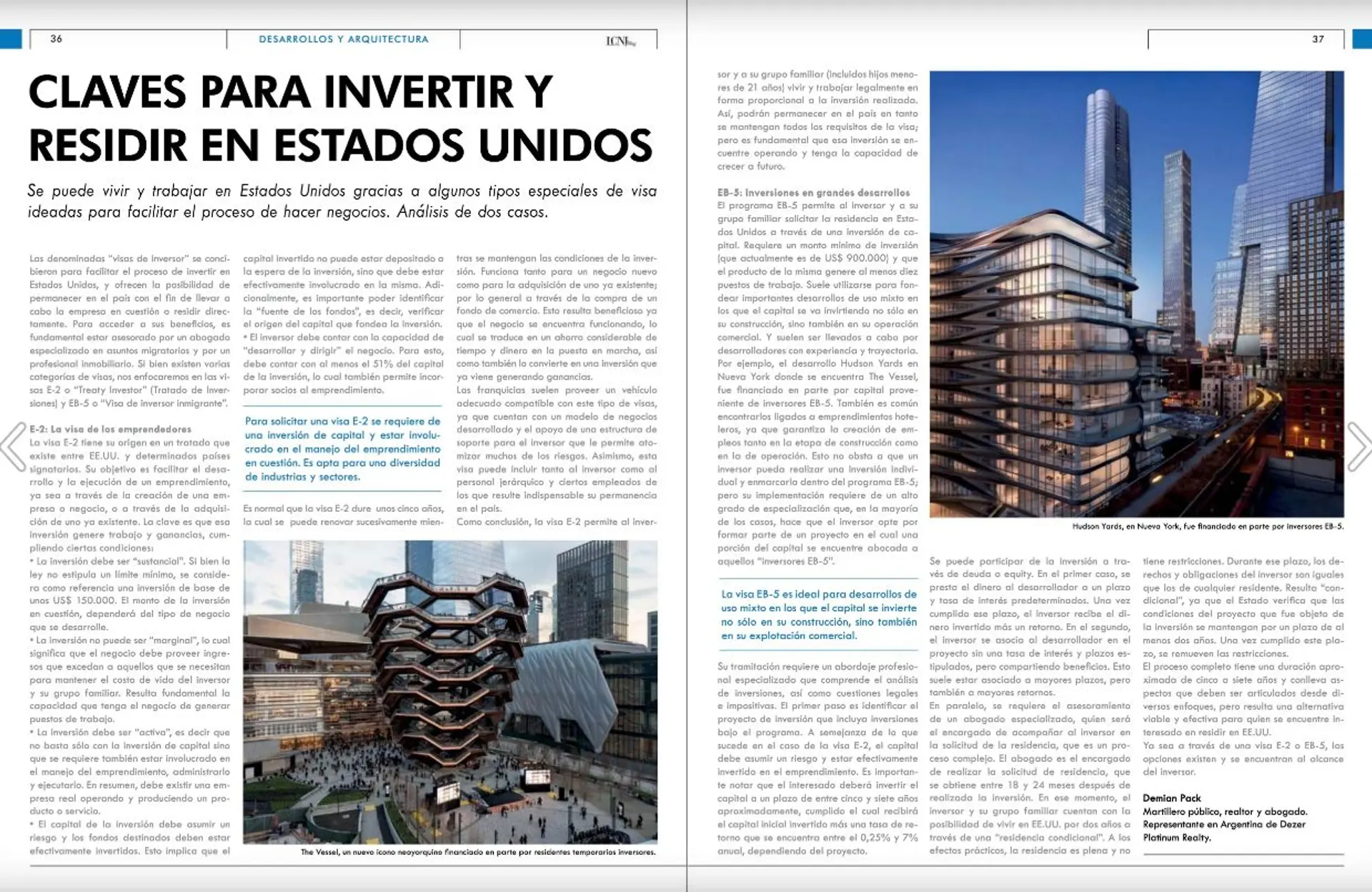 featured image for story, VISAS DE INVERSION. CLAVES PARA INVERTIR Y RESIDIR EN ESTADOS UNIDOS