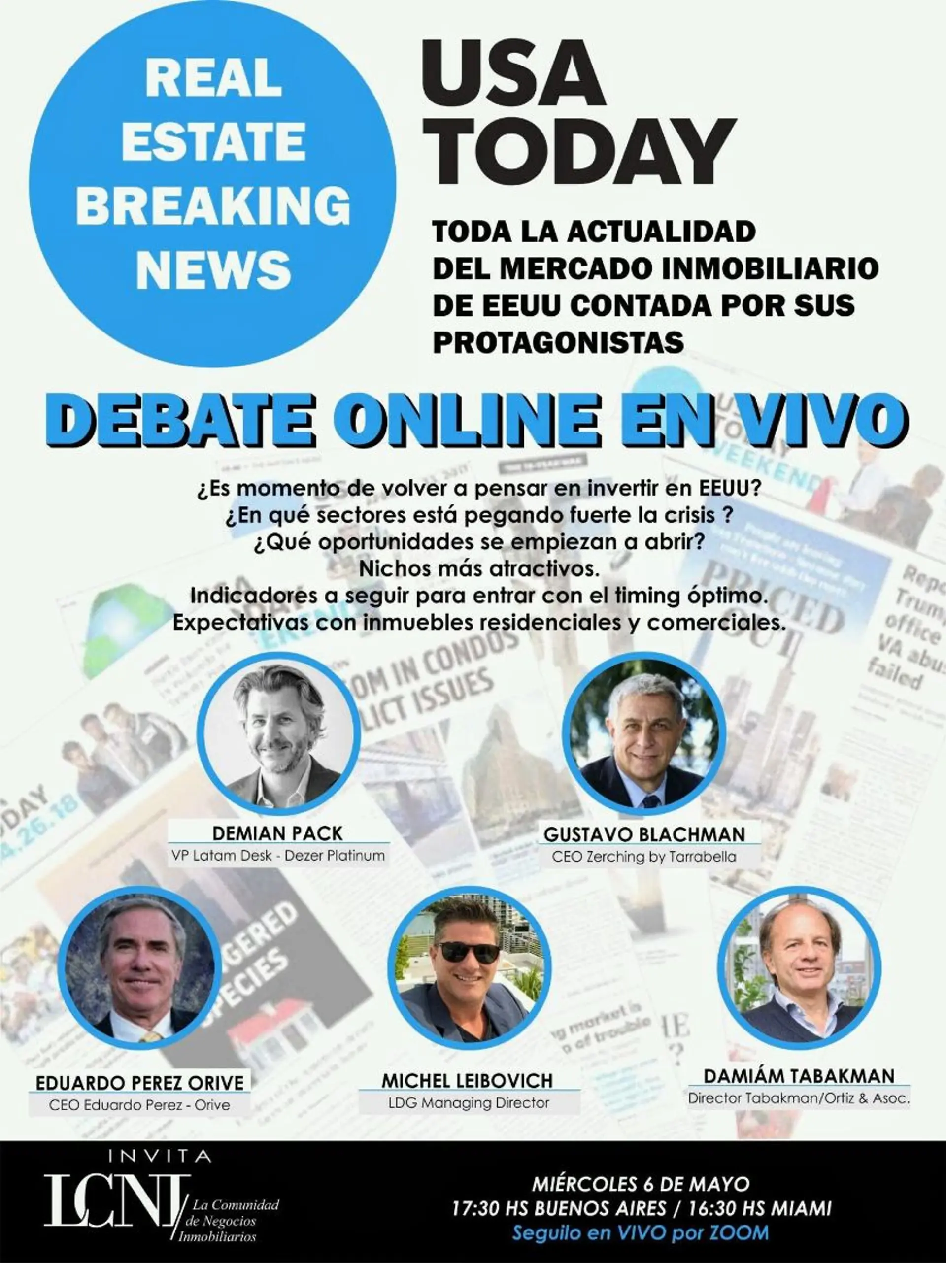featured image for story, ZOOM Meeting: ¿Qué está pasando en el mercado #inmobiliario de Estados Unidos y
Miami?
