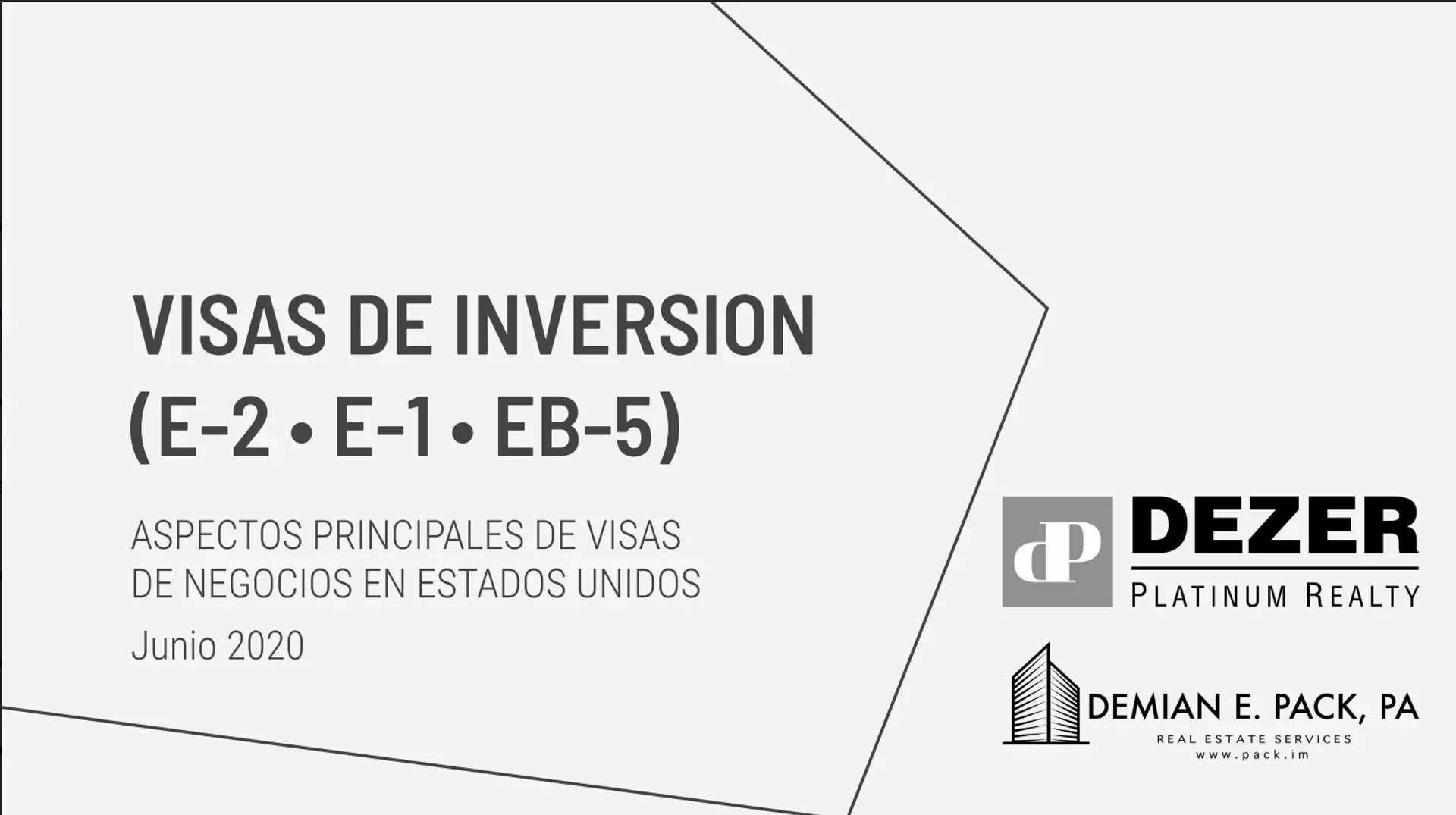 featured image for story, Grabación Webinar • 8 Febrero 2021 VISAS DE INVERSION EN ESTADOS UNIDOS (E1 • E2
• EB5)