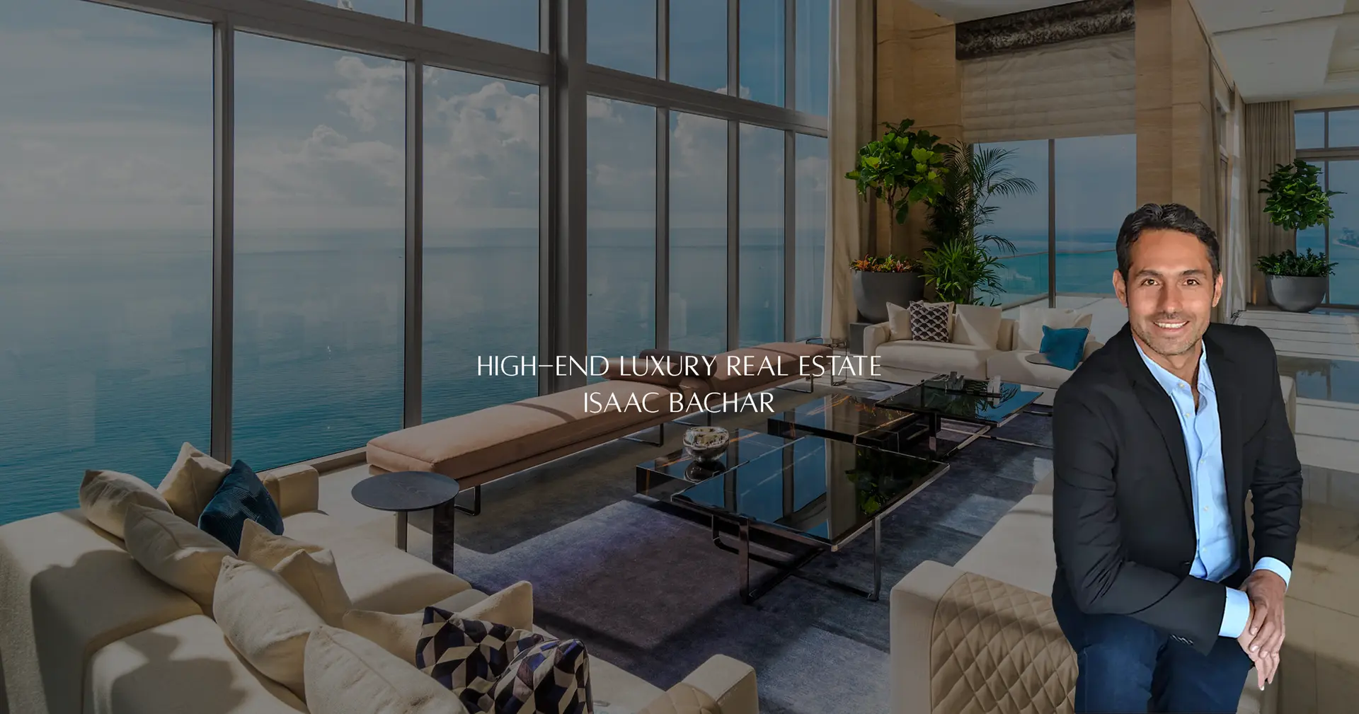 Hero image of website