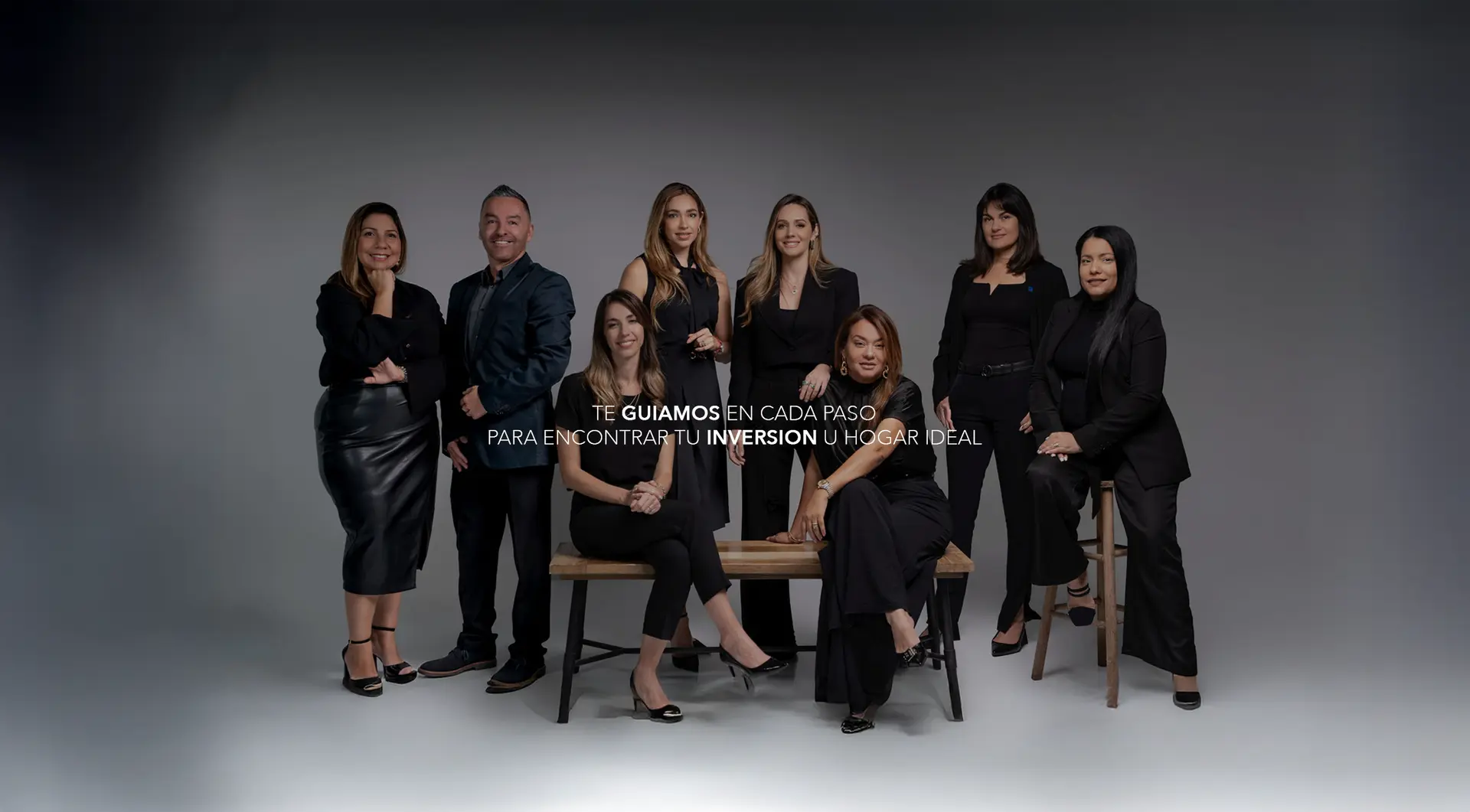Hero image of website