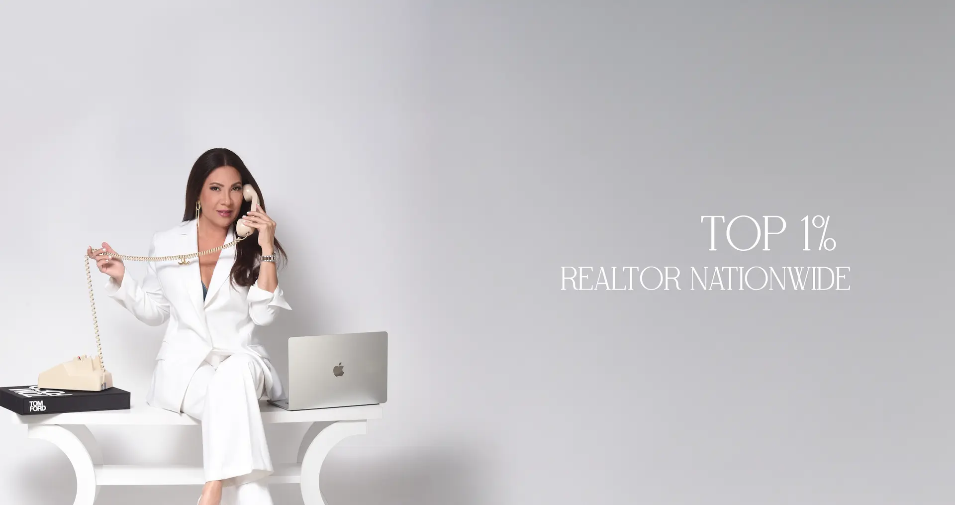 Hero image of website