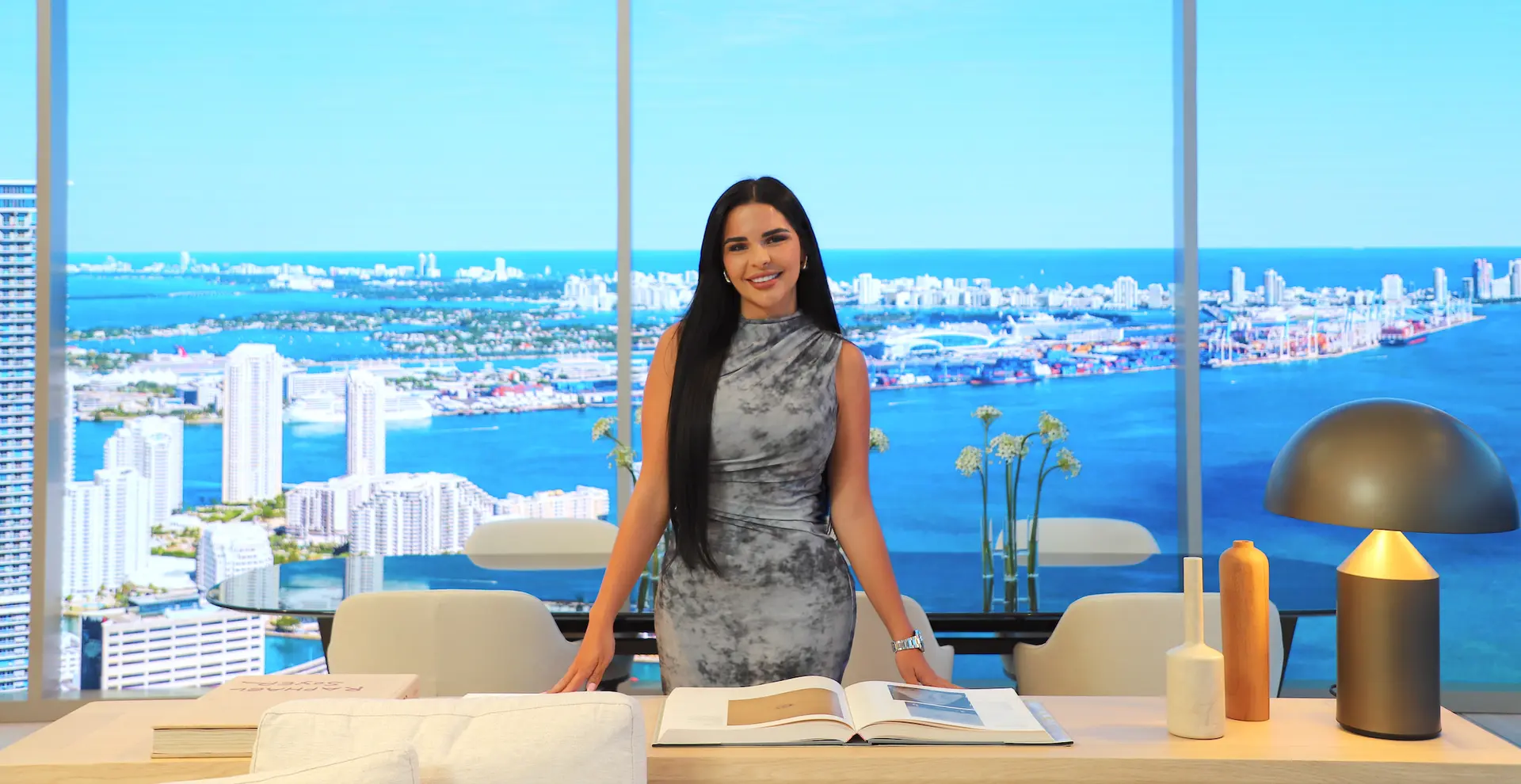 Hero image of website