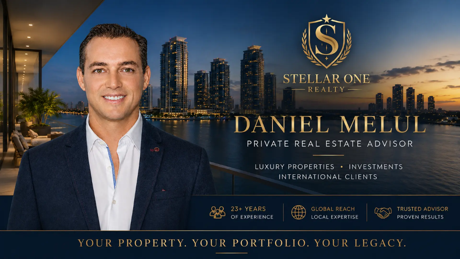 Hero image of website