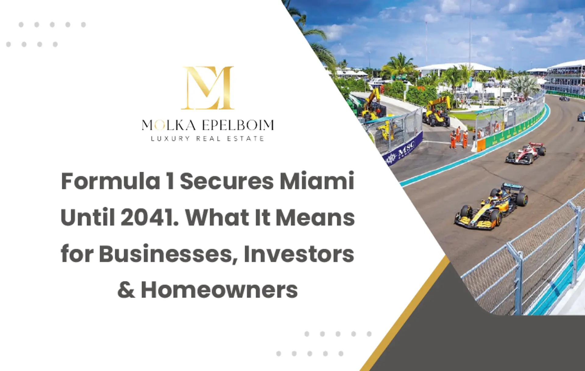 featured image for story, Formula 1 Miami Grand Prix Extended Through 2041: A Game-Changer for Miami’s Economy and Real Estate Market