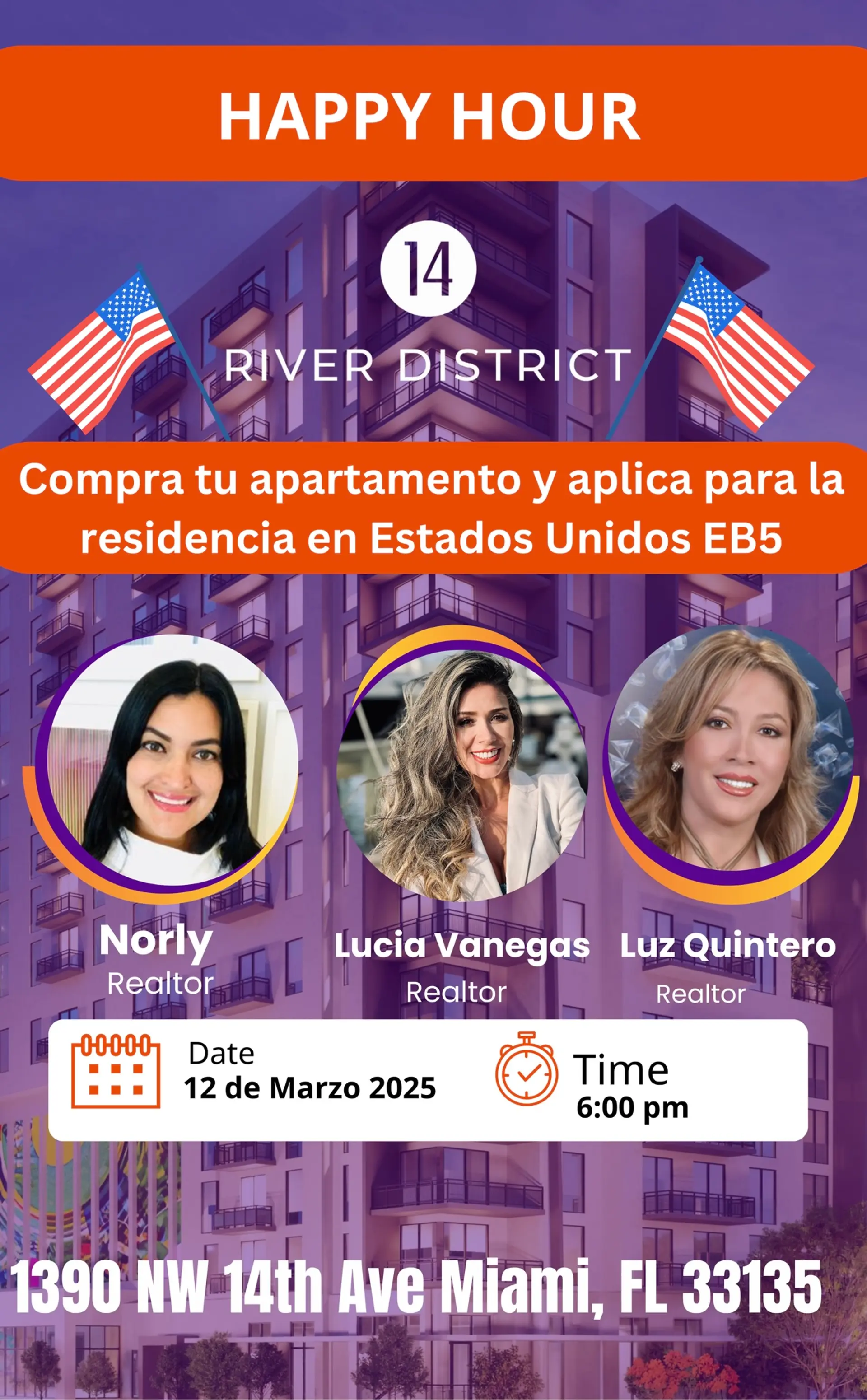 featured image for story, Happy Hour & Oportunidad de Inversión en River District Miami