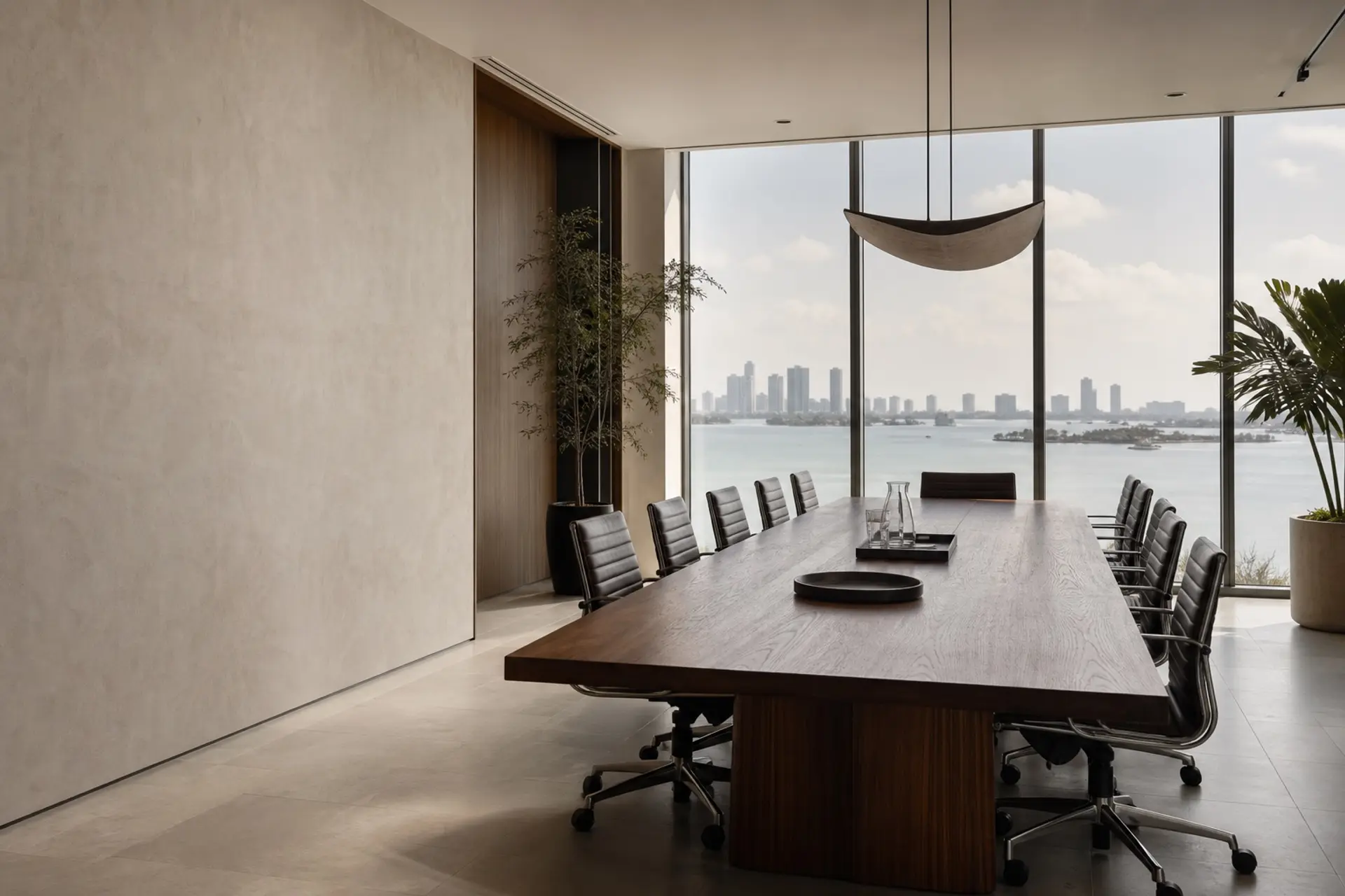 Boardroom overlooking the bay