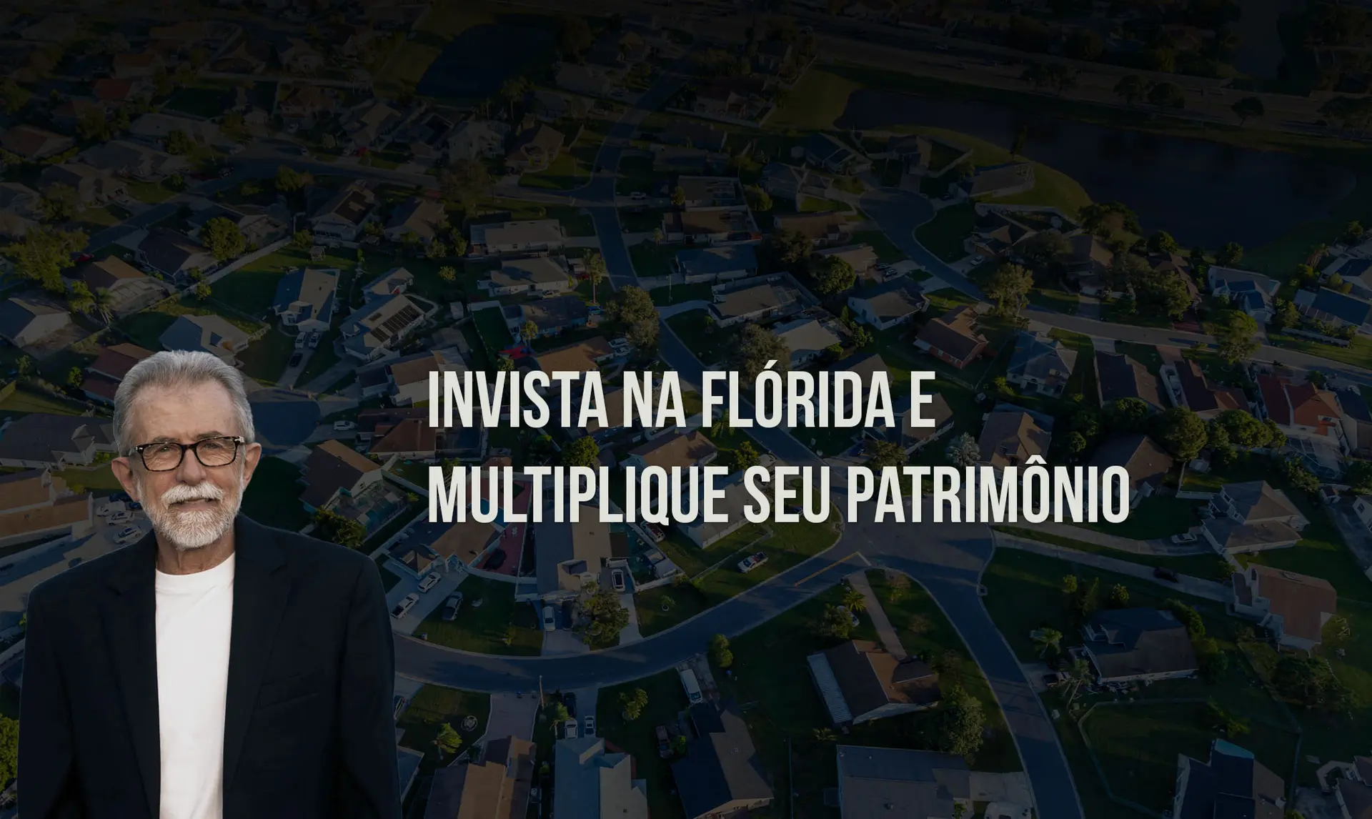 Hero image of website
