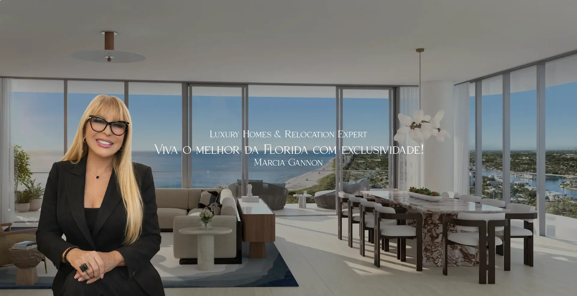 Hero image of website