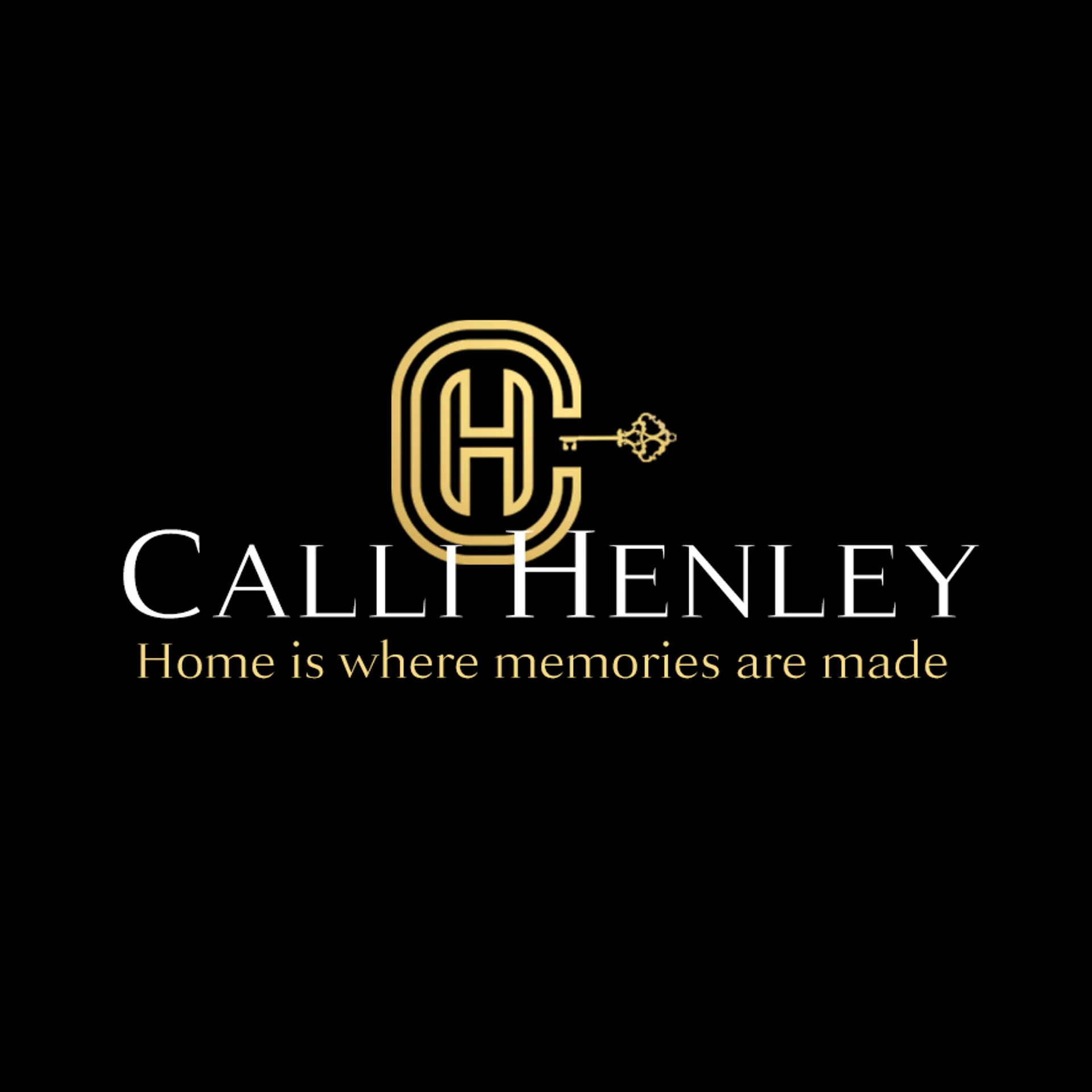Calli Henley Real Estate Logo Design