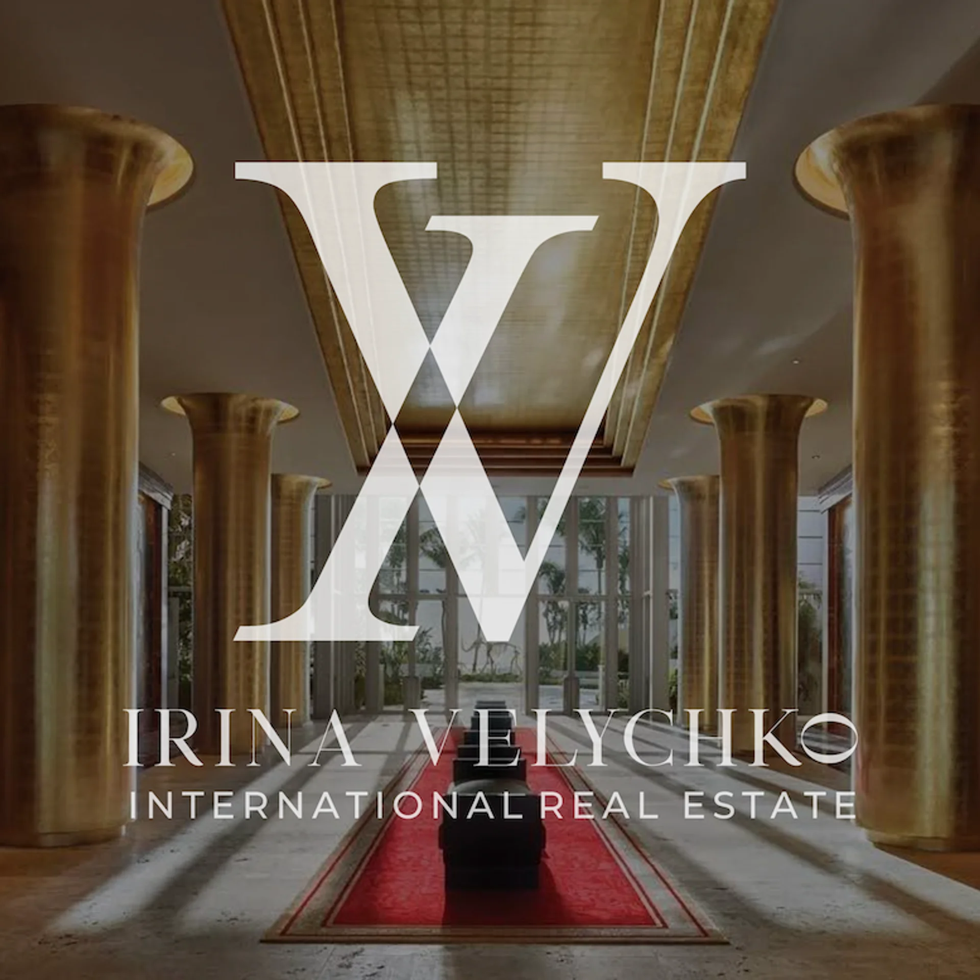 Irina Velychko Realtor Logo Design