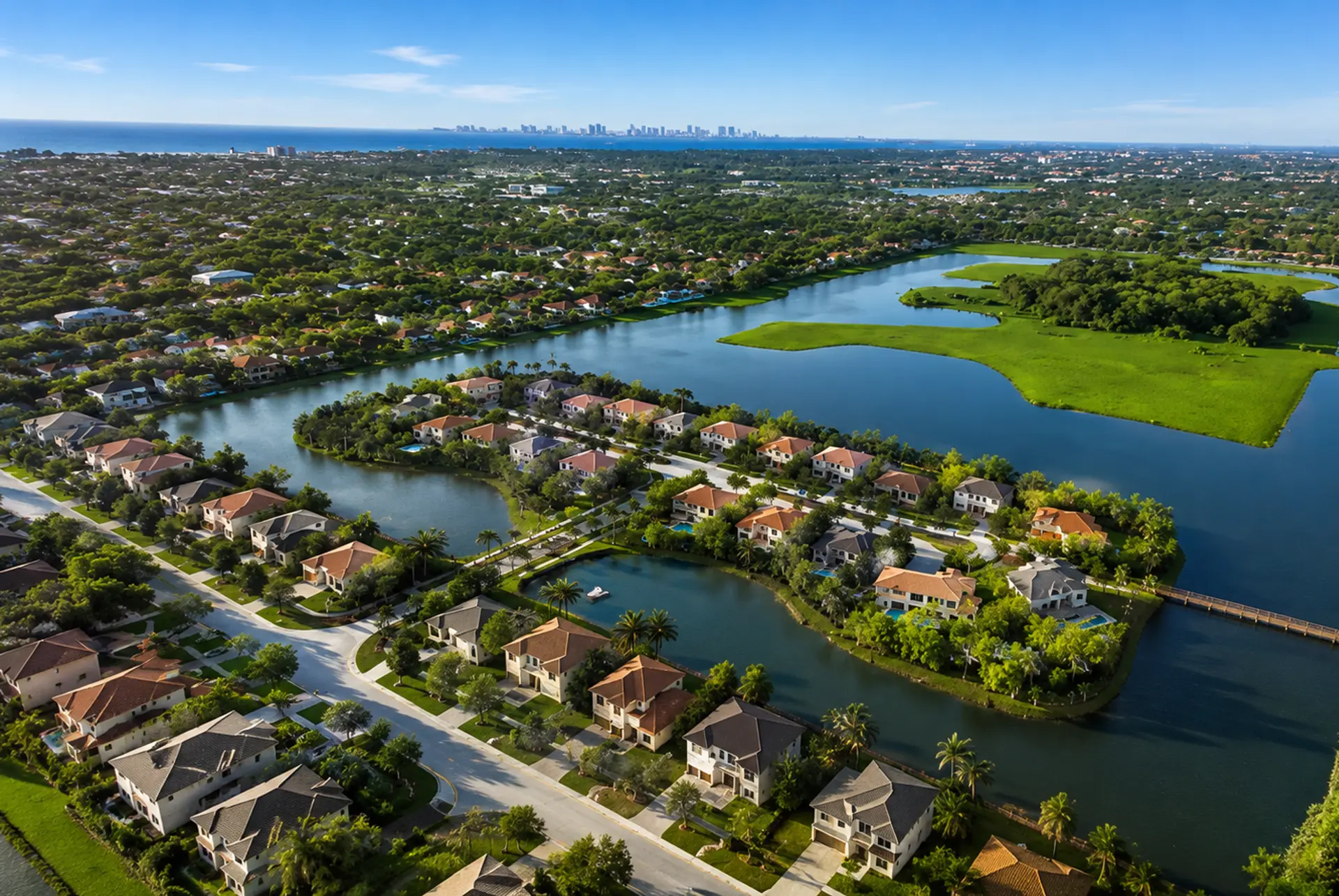 skyview of MIAMI LAKES