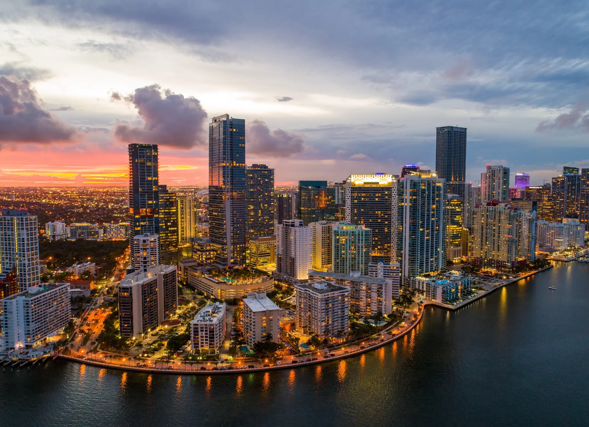 skyview of BRICKELL