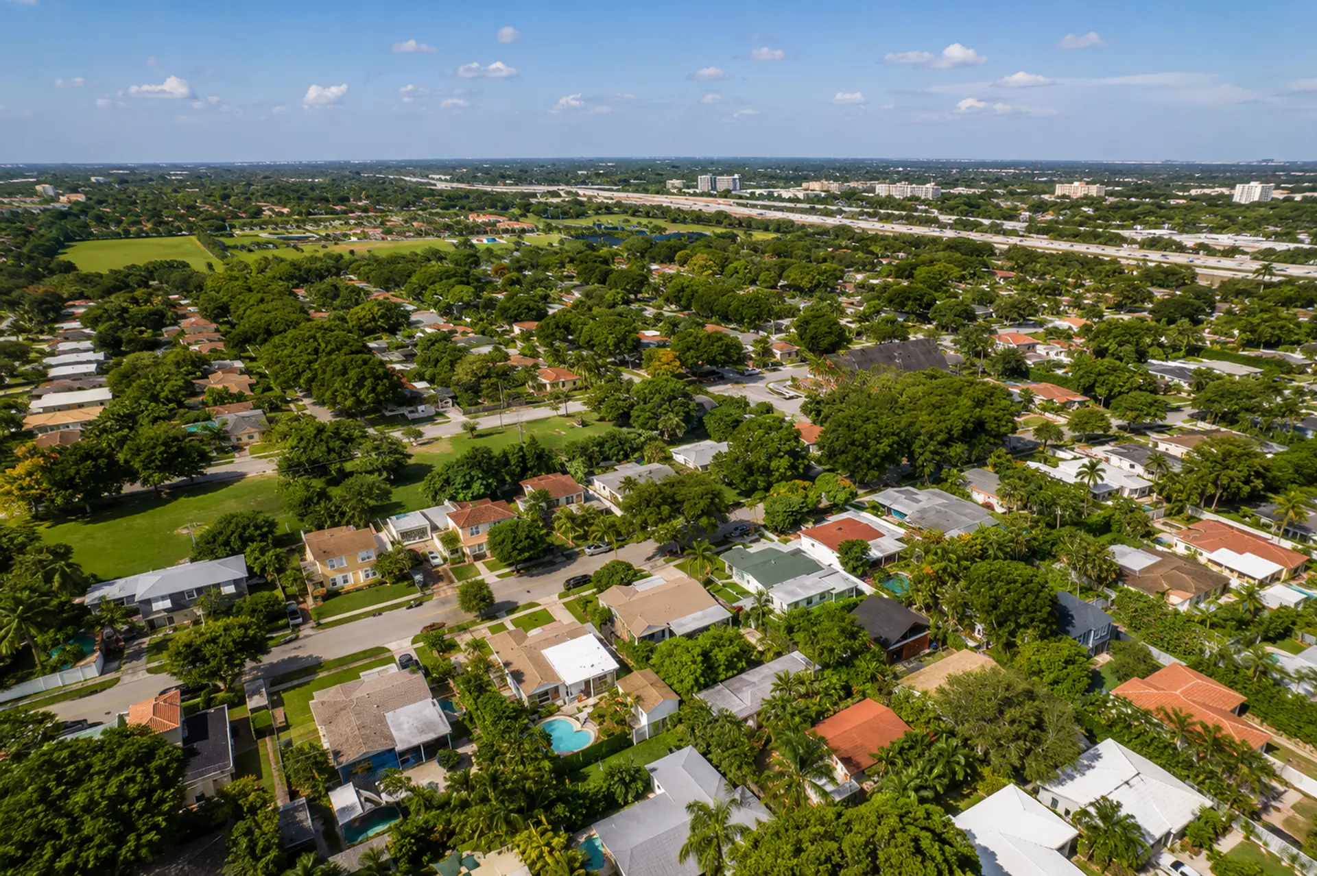 skyview of POINCIANA PARK