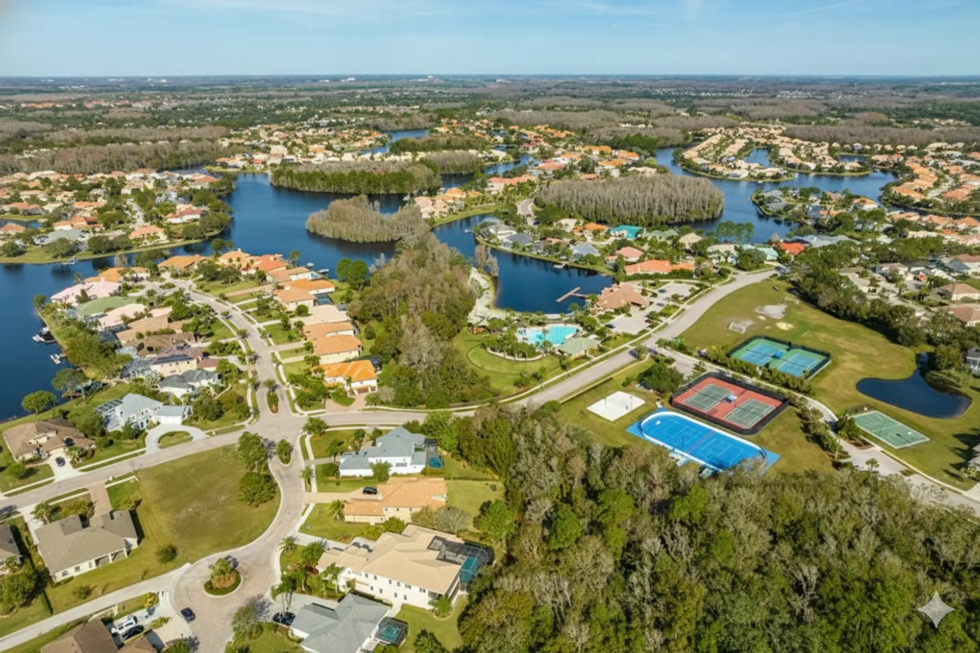 skyview of CORY LAKES ISLES