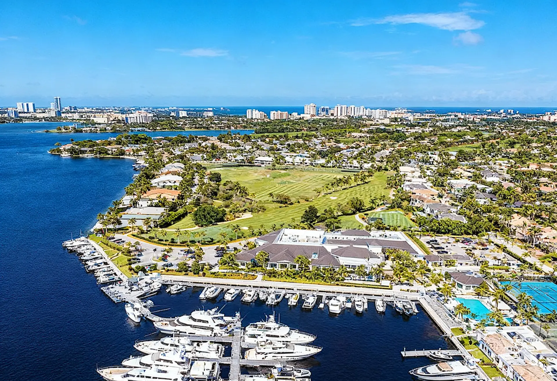 skyview of ROYAL PALM YACHT CLUB