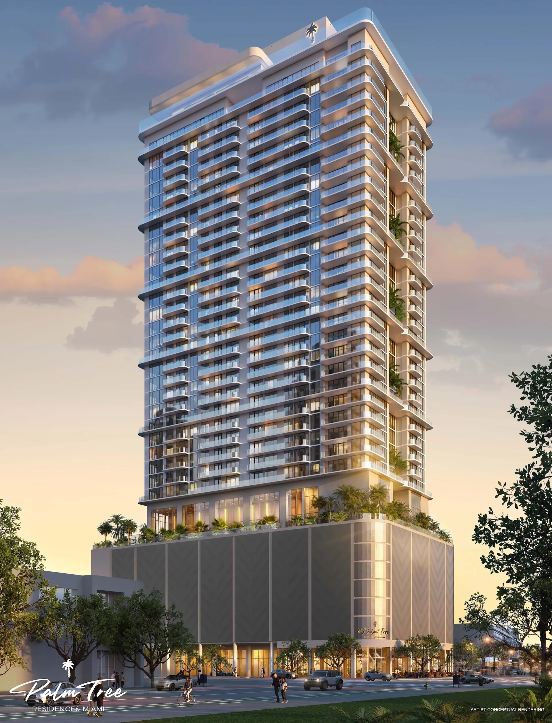 View of Palm Tree Residences