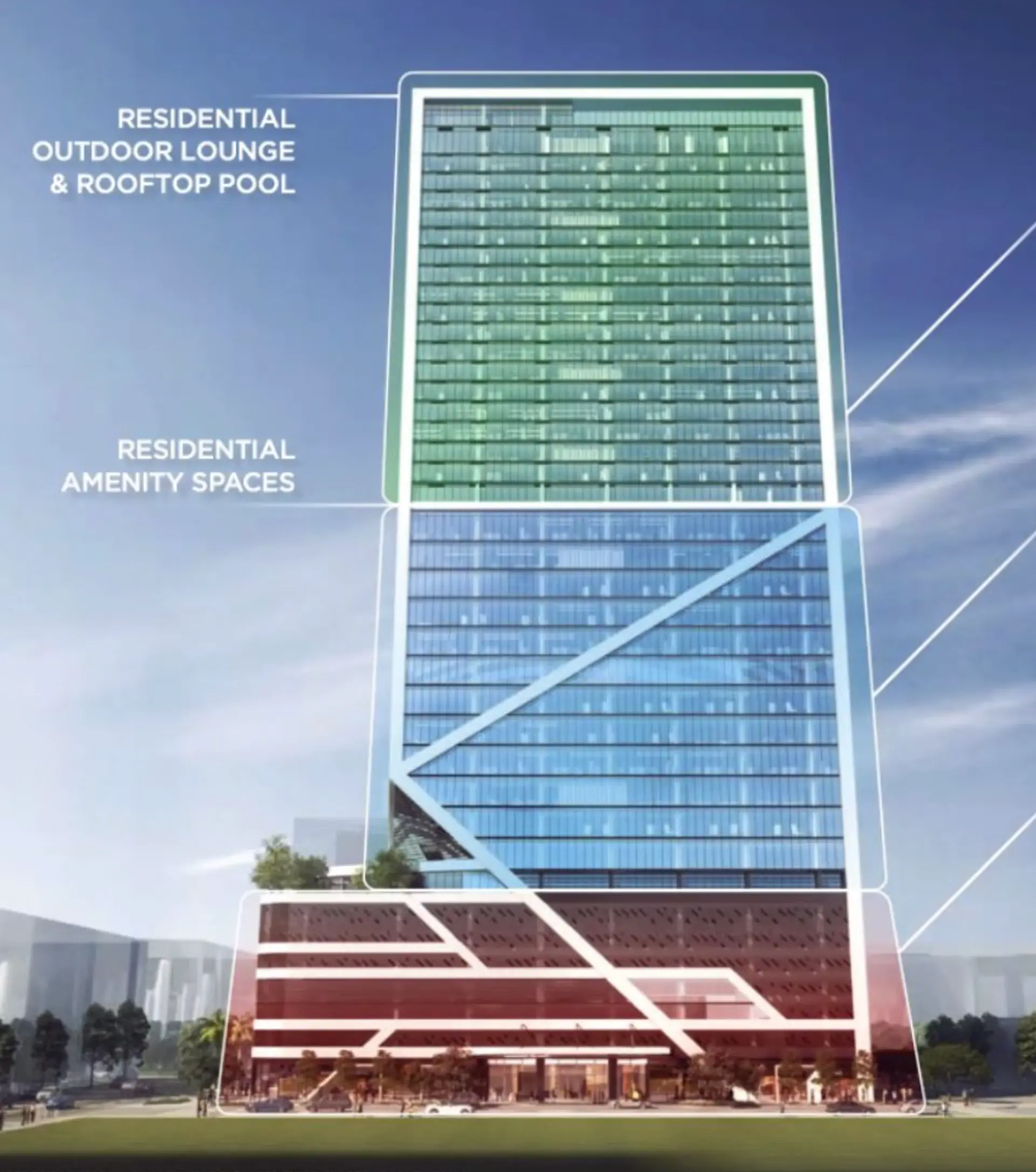 View of HUB Residences