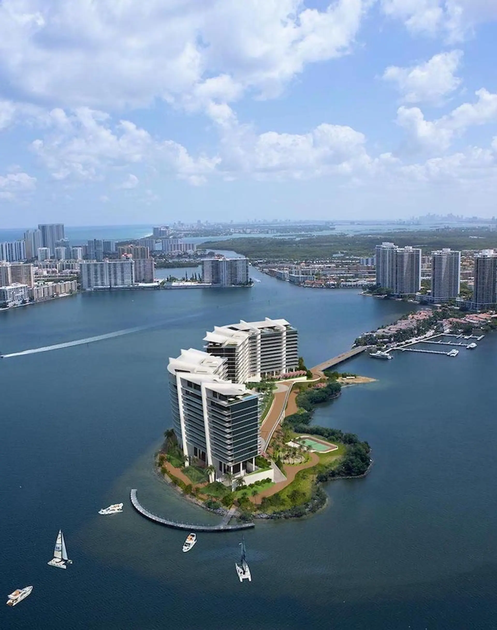 View of Prive Island