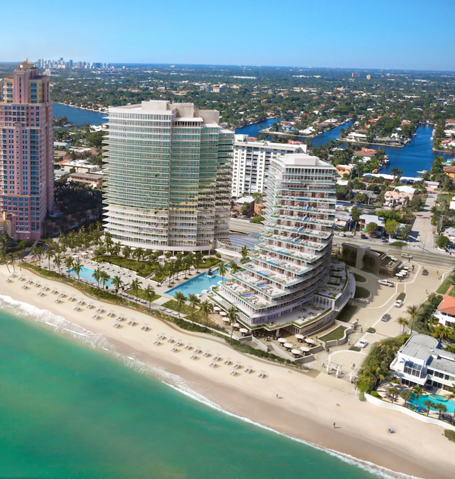 View of Auberge Beach