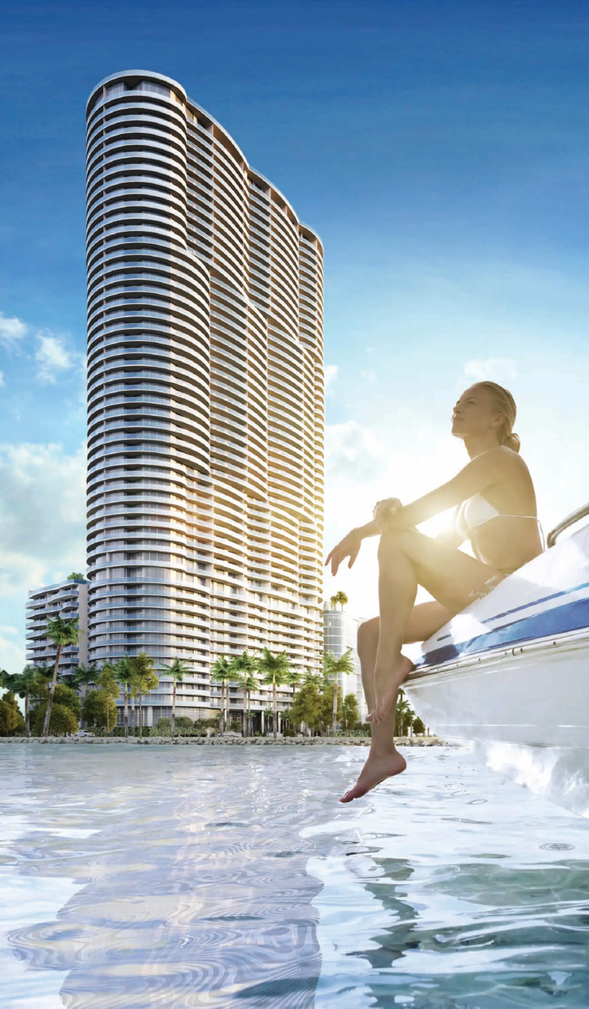 View of Aria on the Bay