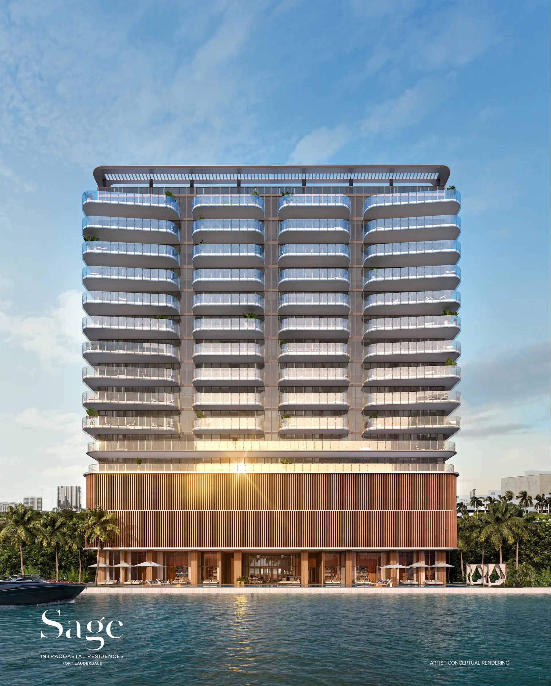 View of SAGE Intracoastal Residences
