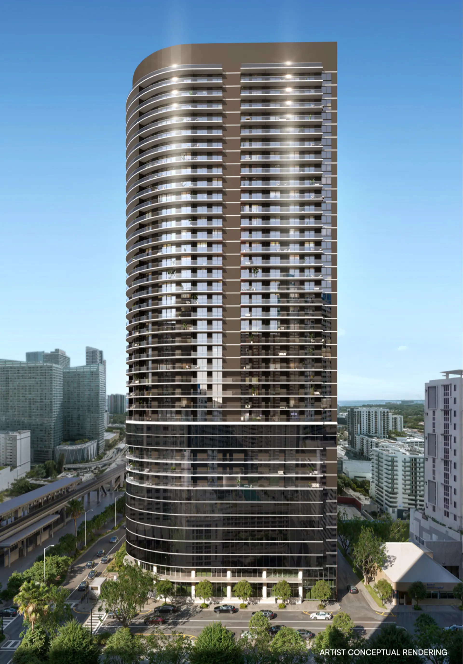 View of One Twenty Brickell Residences Signature