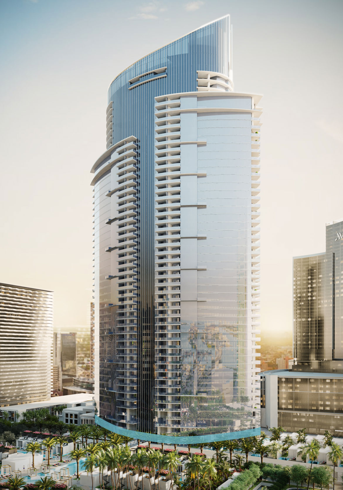 Paramount Miami Worldcenter skyview