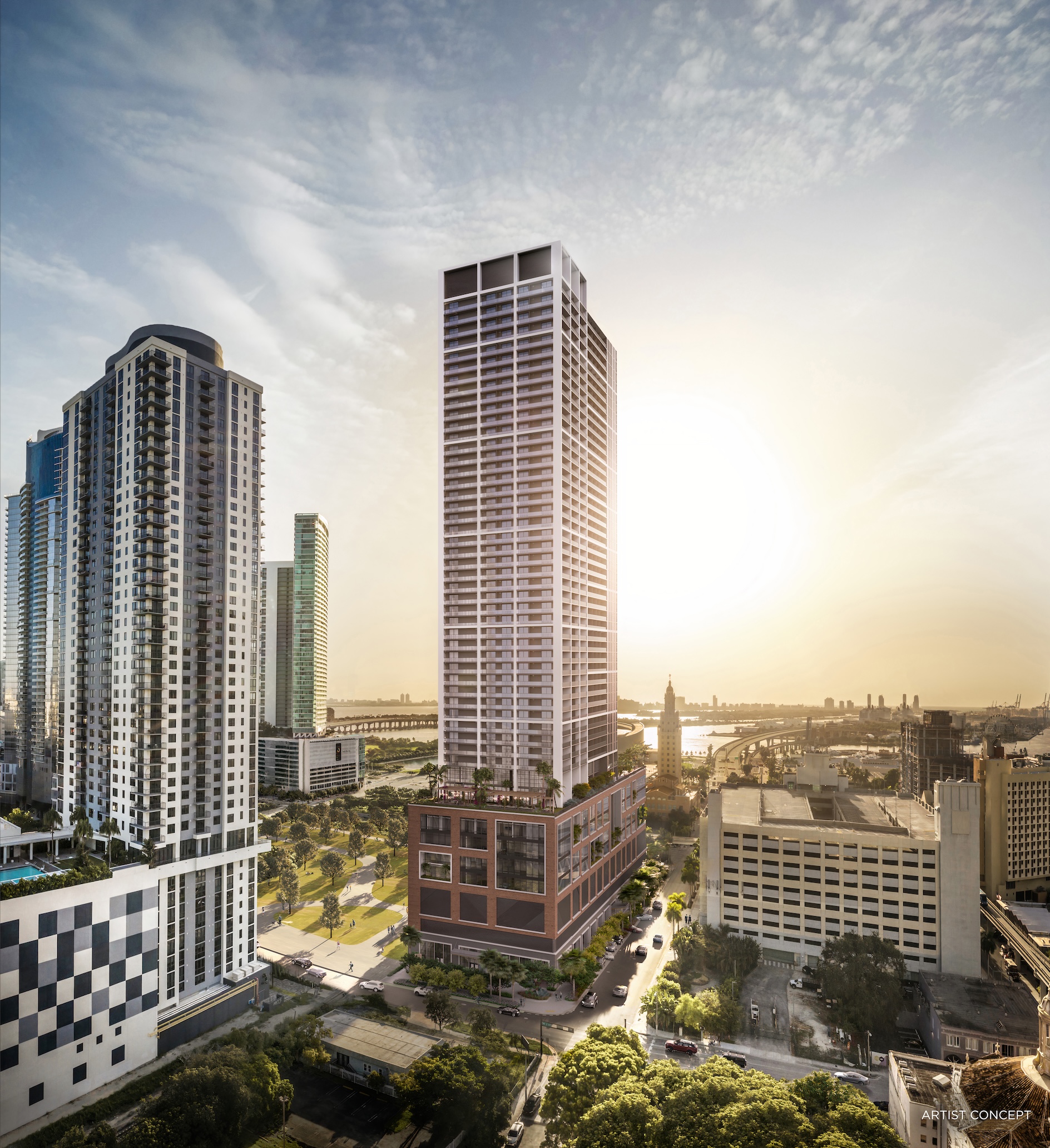GALE Miami Hotel & Residences skyview